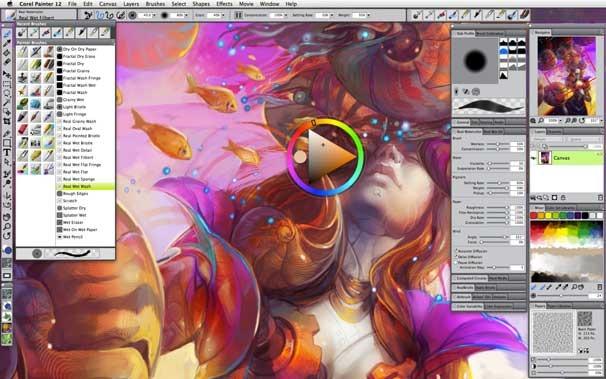 Corel Painter,Corel Painter 12,Corel Painter 12免费下载,Corel Painter下载