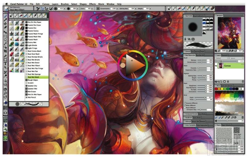Corel Painter,Corel Painter 12,Corel Painter 12免费下载,Corel Painter下载