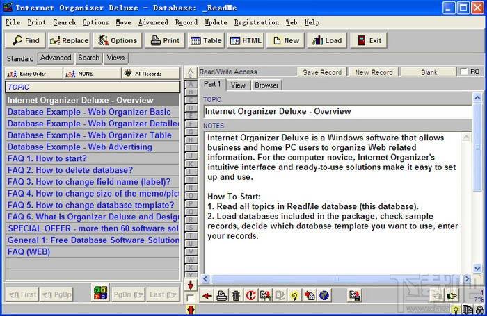 Internet Organizer Deluxe,Internet Organizer Deluxe下载,Internet Organizer Deluxe官