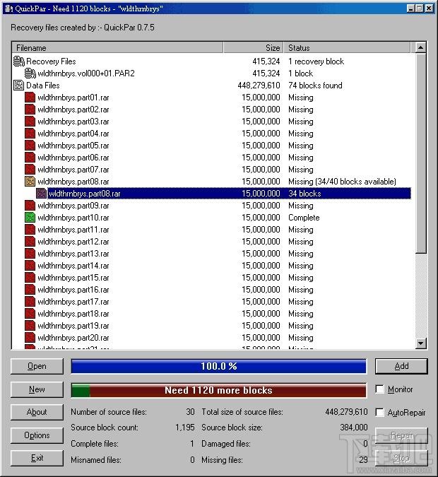 QuickPar,QuickPar汉化版,QuickPar下载