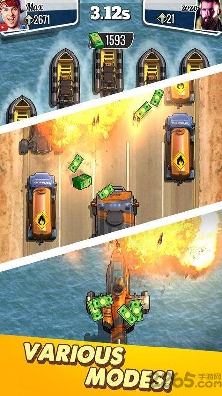 疯狂骑士大爆炸内购破解版下载,疯狂骑士大爆炸,飙车游戏,热血游戏